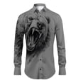 thumbnail image 3 of Camisa para hombre nueva personalidad de otoño estampada camisas de manga larga para hombre casual de talla grande ropa gótica camisa hawaiana de playa fiesta superior, 3 of 5