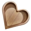 thumbnail image 3 of Bandeja de Madera con Forma de Corazón para Frutas Decorativas, Apilable para Aperitivos y Postres, 3 of 5