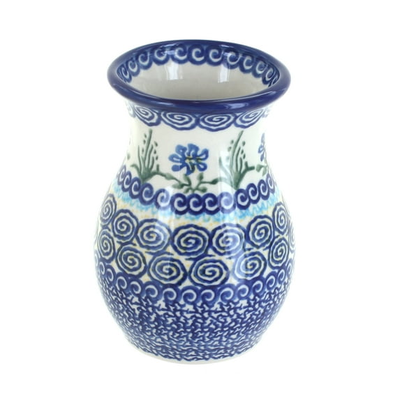 Blue Rose Polish Pottery Indoor Tabletop Charleston Vase