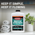 thumbnail image 5 of Roebic K-57 Septic System Drain Cleaner, Liquid Septic Tank Pipe Clog Remover with Bacteria Enzymes, Safe for Bathroom Toilet, Treats 500 Gallons, 32 oz, 5 of 6