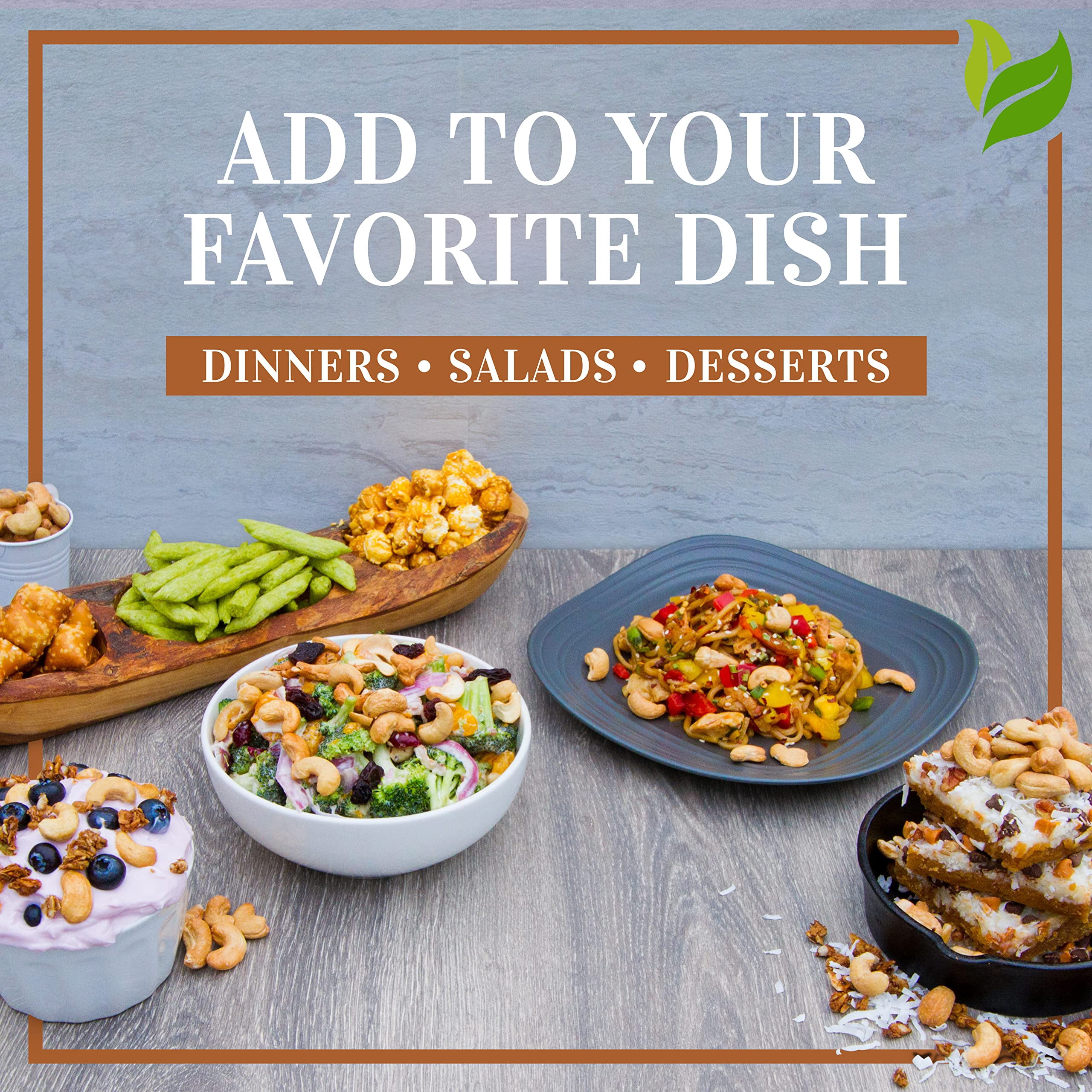 Dry Roasted Whole Cashews with Sea Salt-48oz-No oil No PPO Non GMO Vegan Kosher I'M A NUT