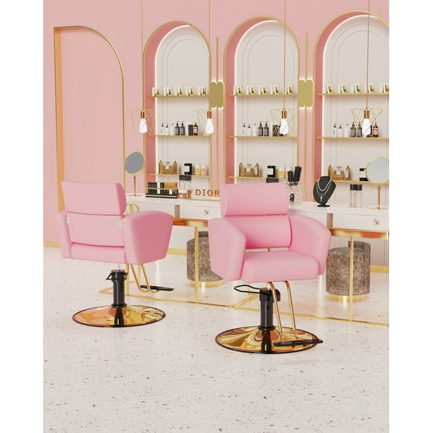 Salon Chair Blush Gold Chair Hairdressing Chair The Poppi Salon