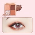 thumbnail image 1 of 4 Color Pearlescent Eyeshadow Multicolored Earth Colored Pearlescent Eyeshadow Blendable Ultra Pigmented Easy To Apply, Makeup Eye Shadow, 1 of 7