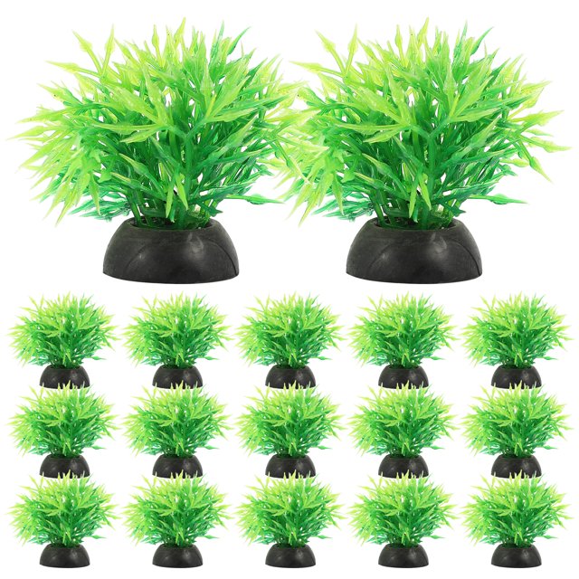 20Pcs Aquarium Plants for Fish Tank Decorations Betta Fish Tank Plants Decor