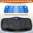 thumbnail image 6 of ZENY Waver Vibration Plate Exercise Machine w/ Auto-Switch Mode Full Body Workout, Black, 6 of 11