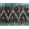 thumbnail image 4 of oneOone Tissu Viscose Georgette Imprimé Chevron Ikat Tissu au Mètre 42 Pouces de Large, 4 of 4