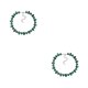 thumbnail image 1 of Minnieouse Gargantilla en forma de gota de agua de cristal de lujo Colgante de cristal Collar de adorno de cuello elegante para compromiso Verde Verde 2piezas, 1 of 6
