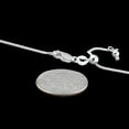 thumbnail image 4 of Sterling Silver Adjustable Box Chain 1mm Genuine Solid 925 Italy Necklace 22" Jewelry Female Unisex, 4 of 5