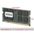 thumbnail image 3 of Memoria Ram 2G 533Mhz Notebook Ram Rendimiento Estable Memoria De Computadora 1.8V 200Pin Módulo De Memoria Portátil Para Ddr2 Pc2-4200 Computadora Portátil Compatible Con Intel Para Placas Base Amd Kearding EL011438-00, 3 of 4