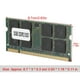 thumbnail image 3 of Notebook RAM Rendimiento estable Memoria de computadora 1.8V 200Pin Módulo de memoria portátil para DDR2 PC2 4200 2G 533MHZ Yuarrent EL011438-00, 3 of 4