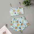 thumbnail image 3 of BOOMNY Pajamas Set for Women Sleeveless Pjs Tank Tops Shorts Sleepwewar Pyjamas Graphic Soft Cozy Homewear Loungewear Sets, 3 of 3