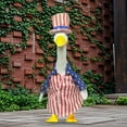 thumbnail image 4 of Darzheoy 4th of July Goose Outfit, Patriotic Porch Goose Clothes, US Flag Goose Costume Independence Day, Patriotic Goose Outfit for Outdoor Garden Yard Decor, multicolor, 4 of 9