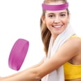 thumbnail image 3 of Exercise wide ladies with elastic headbands, 3 of 5