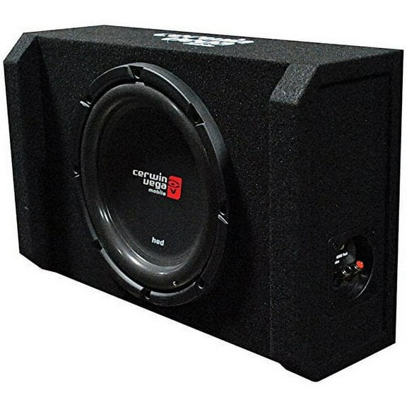 10" HED Series Sealed Down Firing Shallow Subwoofer Enclosure - H7SE10