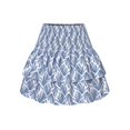 thumbnail image 3 of Women's High Waist Ruffle Skirt Tiered Short Skirt with Shorts Underneath, 3 of 8