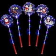 thumbnail image 2 of 5-30pcs LED Bobo Balloons Santa Claus Transparent LED Light Up Balloons Glow Bubble Balloons New Year Christmas Party Decoration, 2 of 5