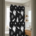 thumbnail image 7 of Halloween Shower Curtain, Cartoon Ghosts Polyester Fabric Bathroom Decor Curtain, Machine Washable Waterproof, Halloween Holiday Gift for Women Men, 72 x 72 Inches, 7 of 7