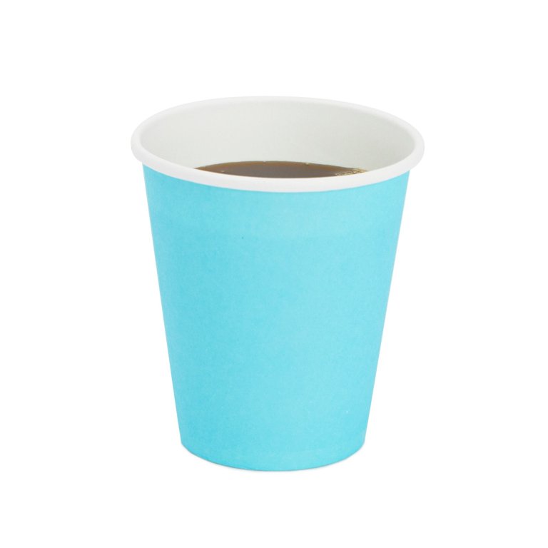 Stockroom Plus 600 Pack Small Disposable Paper Mouthwash Cups for Bathroom,  Espresso, 3 oz, Blue