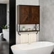 thumbnail image 3 of Armario de Pared para Baño, Gabinete de Baño de 3 Niveles (Marron), 3 of 8