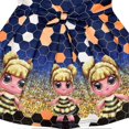 thumbnail image 4 of Vestido de pajarita Vestidos de niña Impresión digital Muñeca de ojos grandes Ropa diaria para niños -8169522682278 140cm, 4 of 5