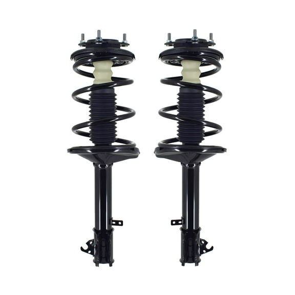 Pair Front Left-Right Quick Complete Strut-Coil Spring For 1996-2000 Toyota Rav4 AWD dr, w/ P215/70R16 tires