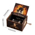 thumbnail image 1 of Caja de música de madera de Halloween Caja de música de madera grabada vintage Caja de música clásica de Halloween Regalo con sonido claro para Navidad y, 1 of 6