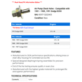 thumbnail image 2 of Air Pump Check Valve - Compatible with 1981 - 1989, 1991 Dodge B350 1982 1983 1984 1985 1986 1987 1988, 2 of 2