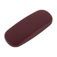 thumbnail image 2 of Estuche Retro Redondo para Gafas Únicas 6.5"x2.36"x1.38" Rojo Vino, 2 of 5