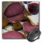 3dRose Lonza, Pork loin, cured ham, Tuscan cuisine, Italy - LI11 NTO0048 - Nico Tondini, Mouse Pad, 8 by 8 inches