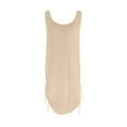 thumbnail image 6 of amkenre Vacation Dresses for Women 2024 Summer Beach Cover Up Sleeveless Backless Beach Knitted Sun Protection Clothes Seaside Vacation Knit Cover Up Skirt, 6 of 6