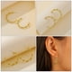 thumbnail image 3 of 1 par de pendientes geométricos para mujer, aretes creativos estilo retro., 3 of 7
