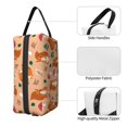 thumbnail image 3 of Goofa Squirrel And Mushroom Printed Toiletry Bag with Handle,Large Capacity Travel Makeup Cosmetic Bag for Women, Carry on Airport Airline Compliant Bag, 3 of 9