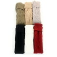 thumbnail image 5 of DQRPSEETB Women Autumn and Winter Solid Color Over the Knee Knit Socks Athletic Socks Gray, 5 of 7