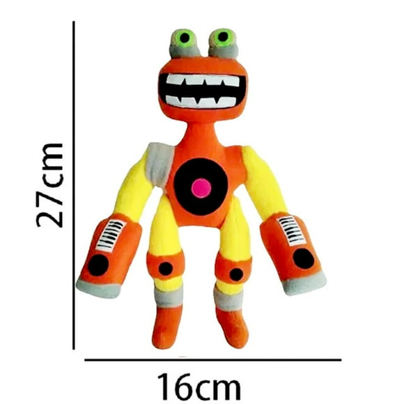 My Singing Monsters Wubbox Plush Toys Garten Of Banban Plush Cute Soft Stuffed Kawaii Cartoon Dolls Peluches Kids Gift Toy FireBrick