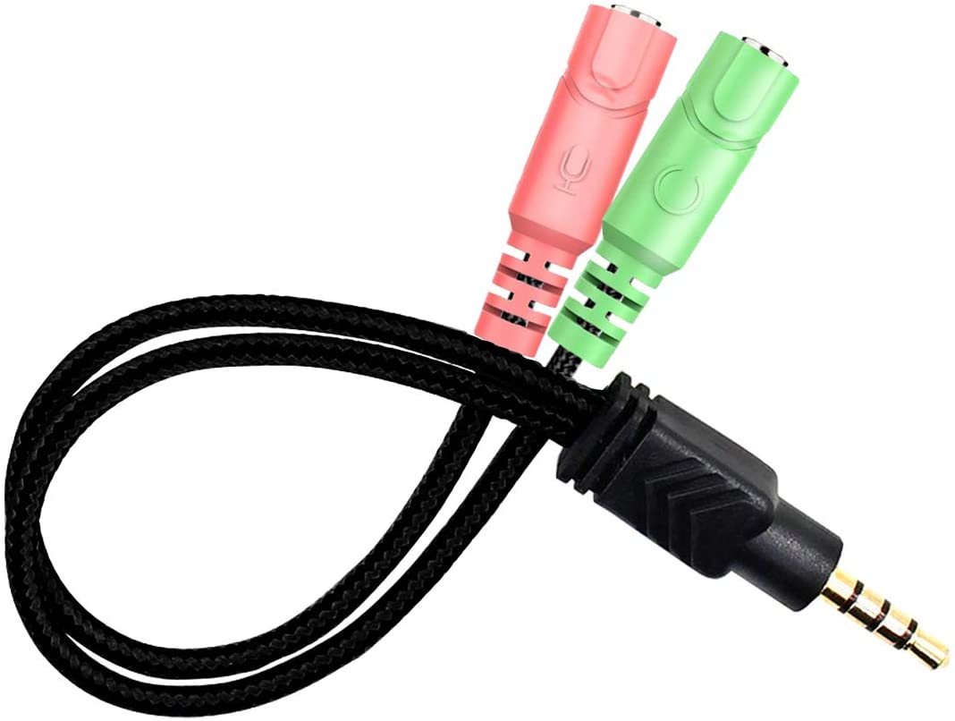 3.5mm Earphone Mic Headphone Audio 