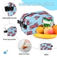 thumbnail image 5 of ALAZA Cartoon Fire Trucks School Backpack Lunch Box Set Student Bookbag, 5 of 7