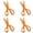 Orange, variant on Toddler Scissors,5.35" Small Stainless Blunt Tip Safety Scissors,Right Left Handed Use,Safety Scissors for Classroom Arts Crafts,4Pcs