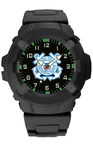 Aqua Force Coast Guard Insignia Combat Field Watch 50m Water Resistant