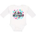 thumbnail image 3 of Inktastic Little Buttercup Hearts Boys or Girls Long Sleeve Baby Bodysuit, 3 of 5