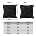 thumbnail image 2 of Yiaed Butterfly Print Pillow Covers Super Soft Decorative Square Throw Pillow Covers Case Cushion Covers for Sofa Couch Bedroom Car Decor（No pillow core）-26"x26", 2 of 7