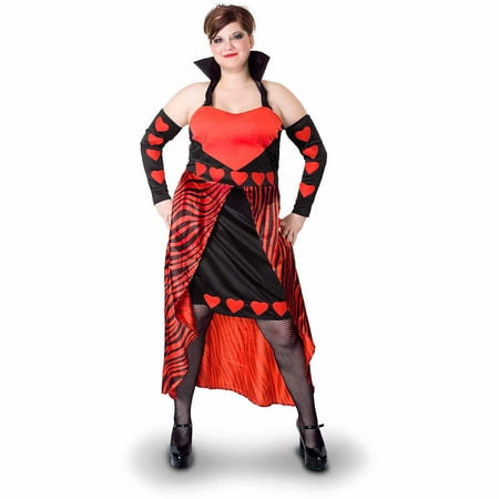 Lava Diva Queen of Hearts Women's Plus Size Adult Halloween
