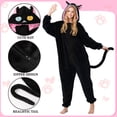 thumbnail image 4 of Unisex Adult Animal Onesie Pajamas Sleepwear Homewear Halloween Christmas Pajamas for Women and Men, 4 of 6