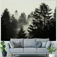 thumbnail image 4 of Fenyluxe Fog Trees Tapestry Wall Hanging Art with Vivid Design, Soft Short Plush Fabric for Bedroom, Living Room, Kitchen Walls - Dorm Decoration, Beach Shawl - Easy to Hang, 4 Size Options 40x30inch, 4 of 6