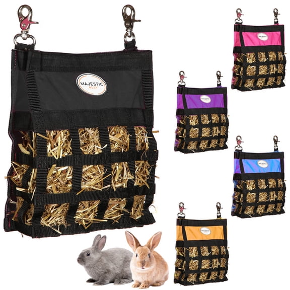 Majestic Ally Guinea Pig Hay Feeder – Rabbit Hay Feeder –  Three Side Open Slow Feeder