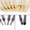 thumbnail image 6 of Professional Roll Pin Punch Set & Hammer -With Brass, Steel, Plastic Punches and Interchangeable Head, 6 of 6