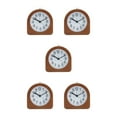 thumbnail image 1 of Decodeary Wood Prevent Oversleep With No Ticking Noise And Gentle Wakeup Tone Convenient No Distraction Small And Exquisite Deep 5Set, 1 of 6