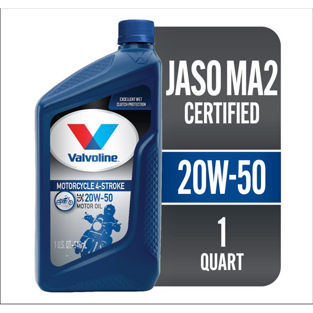 Valvoline 4Stroke Motorcycle 20W50 Conventional Motor Oil 1 QT