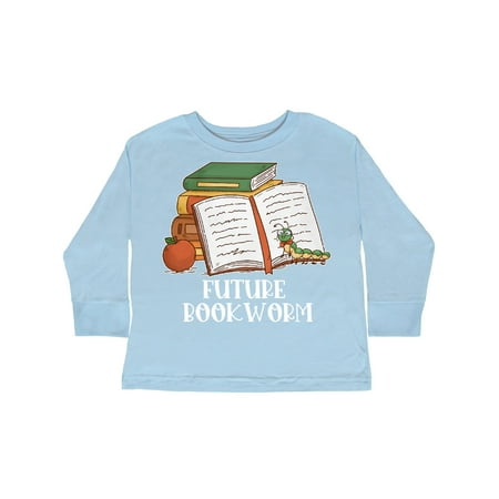 

Inktastic Future Bookworm Gift Toddler Boy or Toddler Girl Long Sleeve T-Shirt