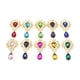 thumbnail image 1 of 10 Uds Adornos de Diamantes de Imitación BLESIY Botón de Diamante Metal Multicolor Espalda Plana, 1 of 8