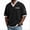 A_ Black, variant on Men's Color Block Waffle Knit V-Neck Short Sleeve Casual Tee Soft Breathable Relaxed Fit Fashion Top for Summer Street Outdoor Daily Wear Gray L